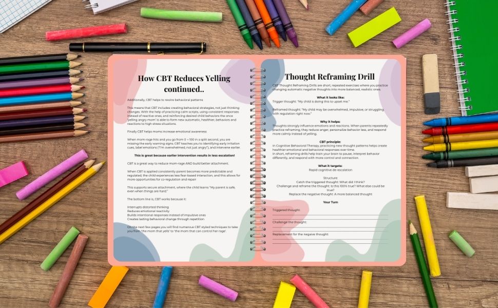 Nervous System Regulation Toolkit- CBT Style Tools to Help Overstimulated Moms Stop Yelling At Your Children