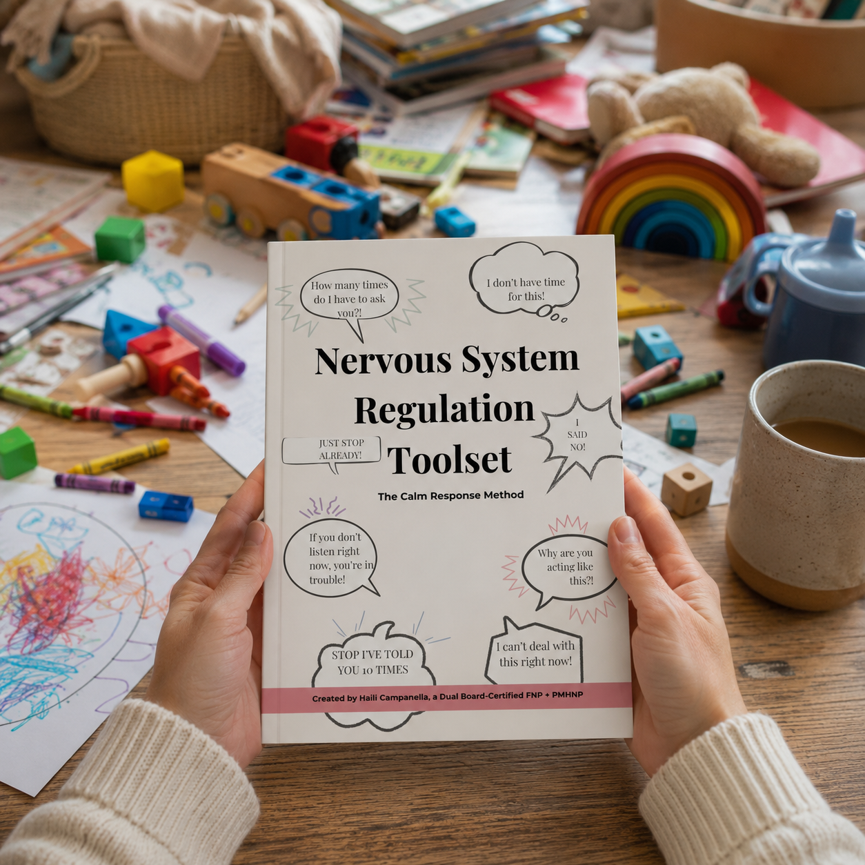 Nervous System Regulation Toolkit- CBT Style Tools to Help Overstimulated Moms Stop Yelling At Your Children